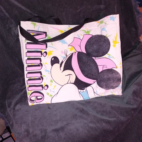 Vintage Disney's Minnie Mouse canvas bag/tote - Picture 2 of 9